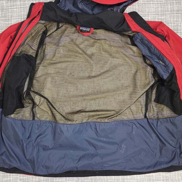 Patagonia Storm Jacket Gore-Tex Multi-Season Shell Hood Red Men's S SEE DESC - Picture 10 of 16